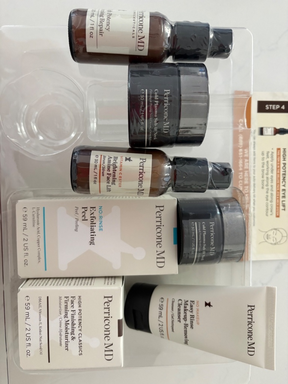 BRAND NEW Skin Care Perricone MD: Cold Plasma Sub-D Neck & Face Firming Kit - Picture 8 of 9